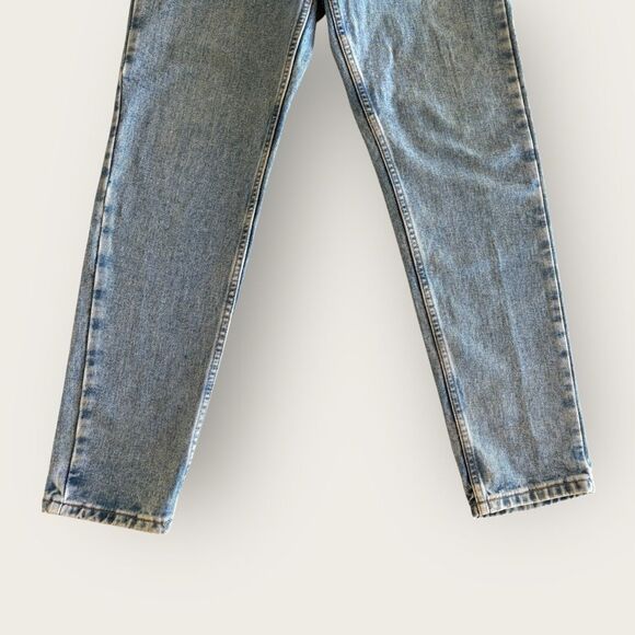 Vintage 90s Geoffrey Beene Sport High-Rise Tapered Jeans | 100% Cotton | Size 6 - Picture 6 of 7